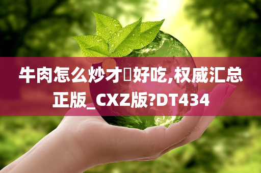 牛肉怎么炒才嫰好吃,权威汇总正版_CXZ版?DT434