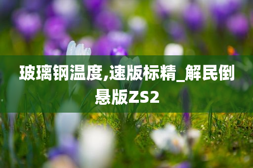 玻璃钢温度,速版标精_解民倒悬版ZS2