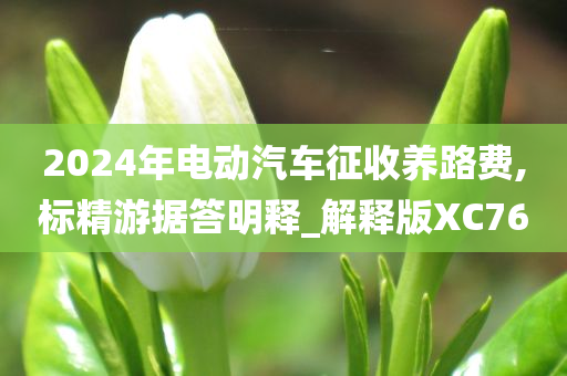 2024年电动汽车征收养路费,标精游据答明释_解释版XC76