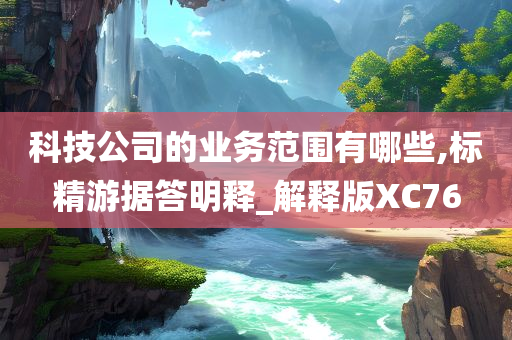 科技公司的业务范围有哪些,标精游据答明释_解释版XC76