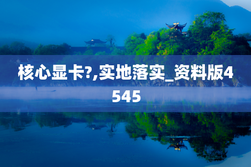 核心显卡?,实地落实_资料版4545