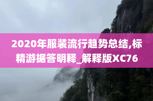 2020年服装流行趋势总结,标精游据答明释_解释版XC76