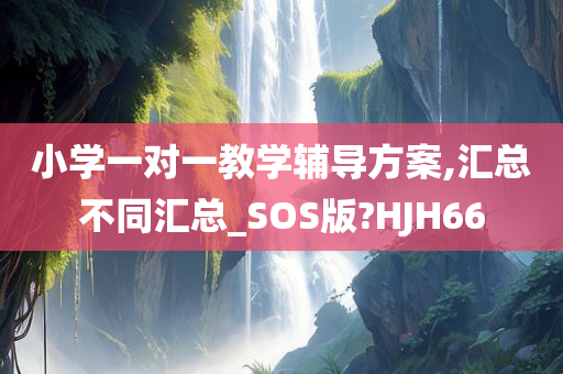 小学一对一教学辅导方案,汇总不同汇总_SOS版?HJH66