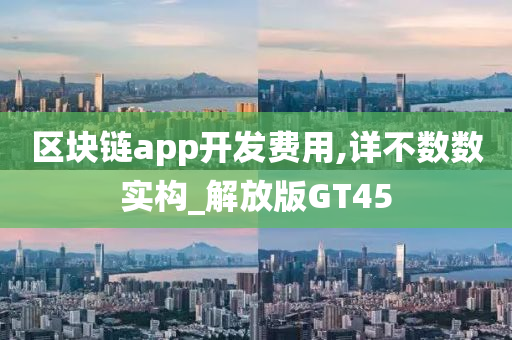 区块链app开发费用,详不数数实构_解放版GT45