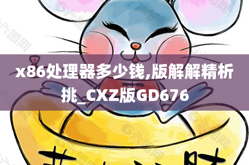 x86处理器多少钱,版解解精析挑_CXZ版GD676