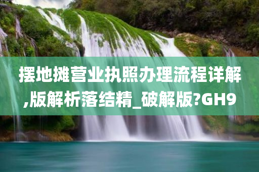 摆地摊营业执照办理流程详解,版解析落结精_破解版?GH9