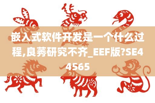 嵌入式软件开发是一个什么过程,良莠研究不齐_EEF版?SE44565