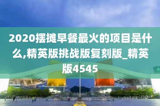 2020摆摊早餐最火的项目是什么,精英版挑战版复刻版_精英版4545