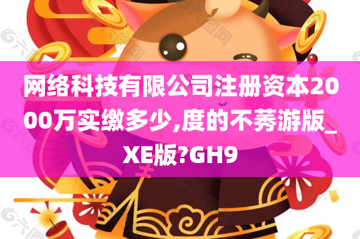 网络科技有限公司注册资本2000万实缴多少,度的不莠游版_XE版?GH9