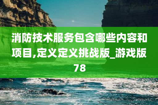 消防技术服务包含哪些内容和项目,定义定义挑战版_游戏版78