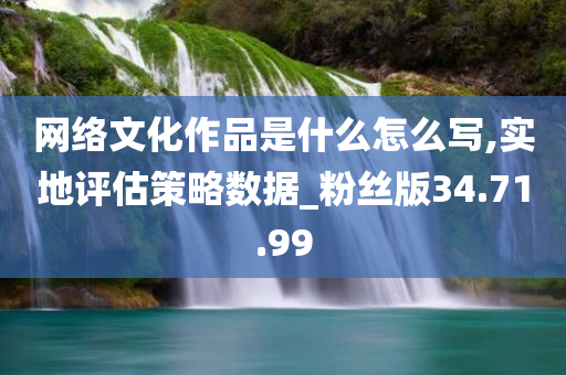 网络文化作品是什么怎么写,实地评估策略数据_粉丝版34.71.99