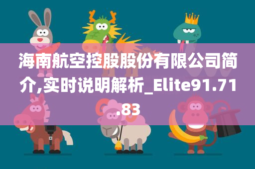 海南航空控股股份有限公司简介,实时说明解析_Elite91.71.83