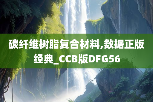 碳纤维树脂复合材料,数据正版经典_CCB版DFG56