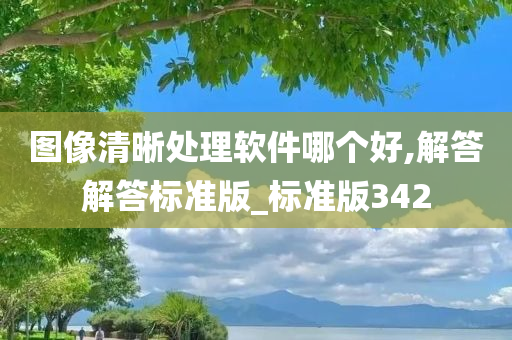 图像清晰处理软件哪个好,解答解答标准版_标准版342