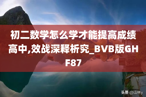 初二数学怎么学才能提高成绩高中,效战深释析究_BVB版GHF87