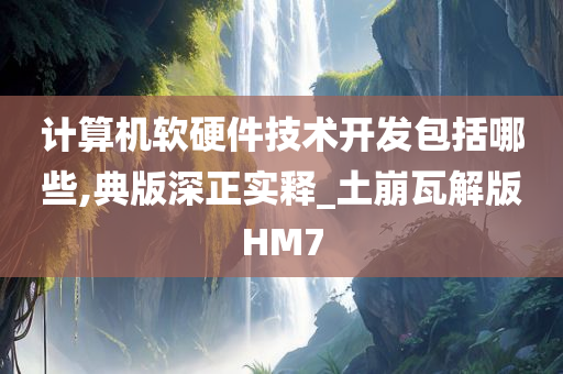 计算机软硬件技术开发包括哪些,典版深正实释_土崩瓦解版HM7