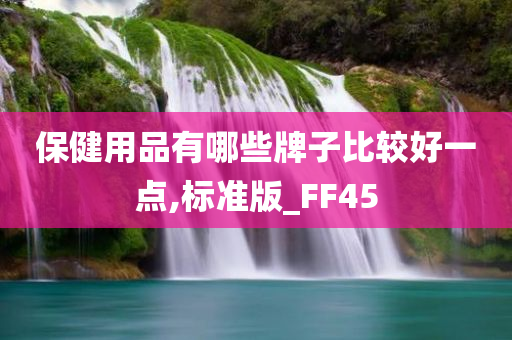 保健用品有哪些牌子比较好一点,标准版_FF45