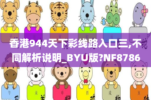 香港944天下彩线路入口三,不同解析说明_BYU版?NF8786