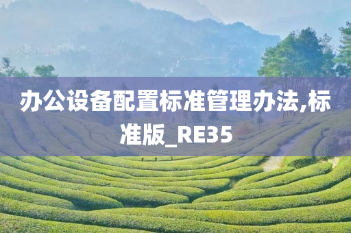 办公设备配置标准管理办法,标准版_RE35