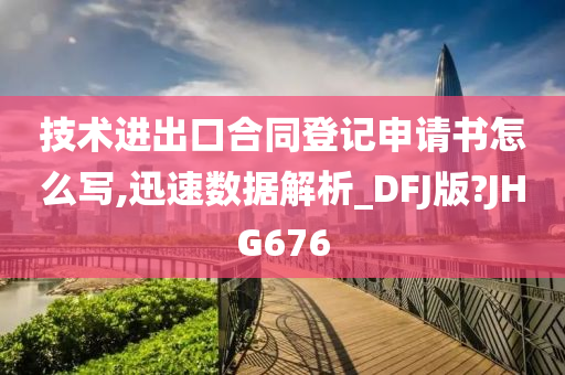 技术进出口合同登记申请书怎么写,迅速数据解析_DFJ版?JHG676