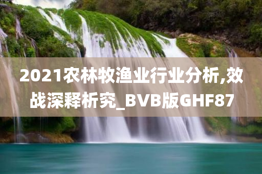 2021农林牧渔业行业分析,效战深释析究_BVB版GHF87