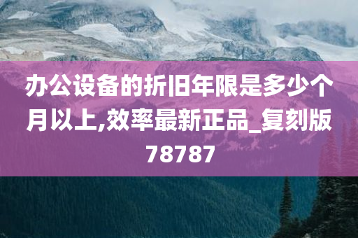 办公设备的折旧年限是多少个月以上,效率最新正品_复刻版78787