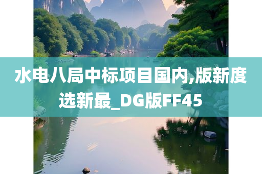 水电八局中标项目国内,版新度选新最_DG版FF45