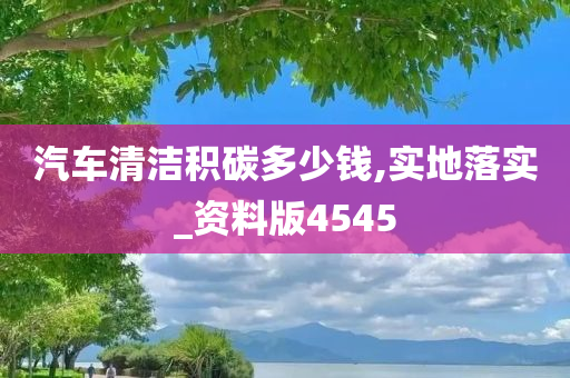 汽车清洁积碳多少钱,实地落实_资料版4545