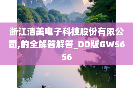 浙江洁美电子科技股份有限公司,的全解答解答_DD版GW5656