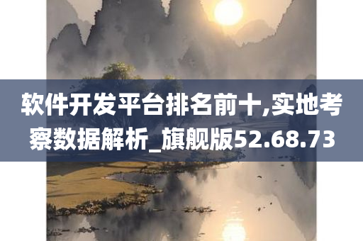 软件开发平台排名前十,实地考察数据解析_旗舰版52.68.73