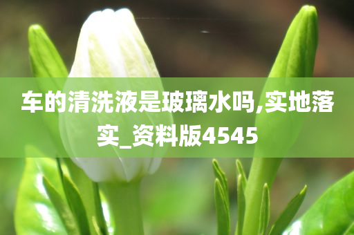 车的清洗液是玻璃水吗,实地落实_资料版4545