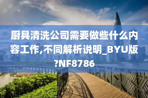 厨具清洗公司需要做些什么内容工作,不同解析说明_BYU版?NF8786