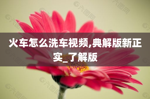 火车怎么洗车视频,典解版新正实_了解版