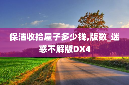 保洁收拾屋子多少钱,版数_迷惑不解版DX4