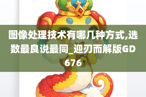 图像处理技术有哪几种方式,选数最良说最同_迎刃而解版GD676