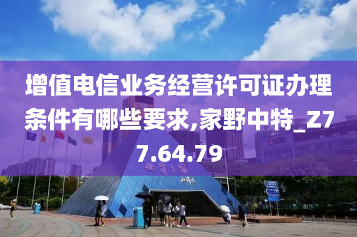 增值电信业务经营许可证办理条件有哪些要求,家野中特_Z77.64.79