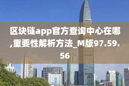 区块链app官方查询中心在哪,重要性解析方法_M版97.59.56