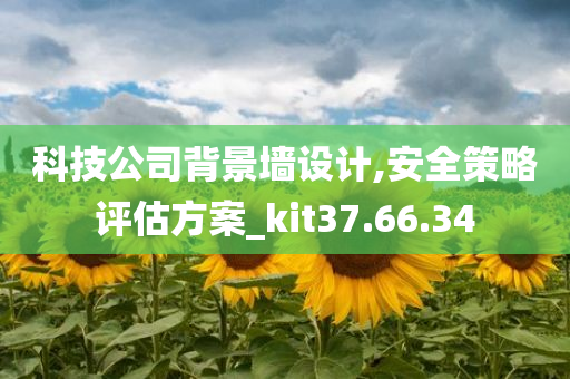 科技公司背景墙设计,安全策略评估方案_kit37.66.34