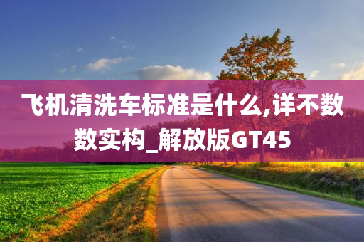 飞机清洗车标准是什么,详不数数实构_解放版GT45