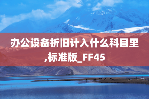 办公设备折旧计入什么科目里,标准版_FF45