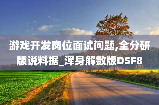 游戏开发岗位面试问题,全分研版说料据_浑身解数版DSF8