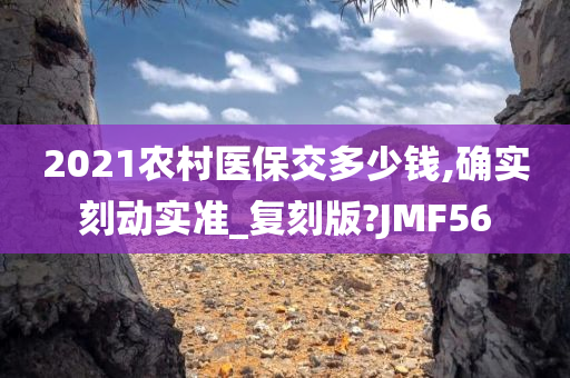 2021农村医保交多少钱,确实刻动实准_复刻版?JMF56