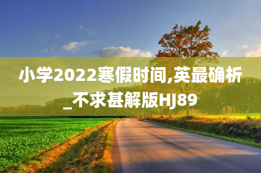 小学2022寒假时间,英最确析_不求甚解版HJ89