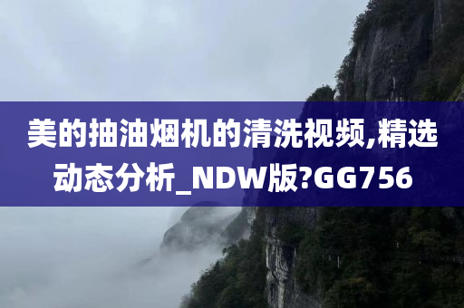 美的抽油烟机的清洗视频,精选动态分析_NDW版?GG756