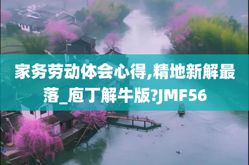 家务劳动体会心得,精地新解最落_庖丁解牛版?JMF56