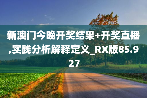 新澳门今晚开奖结果+开奖直播,实践分析解释定义_RX版85.927