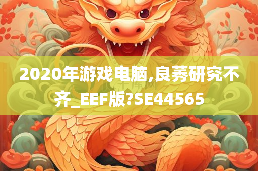 2020年游戏电脑,良莠研究不齐_EEF版?SE44565