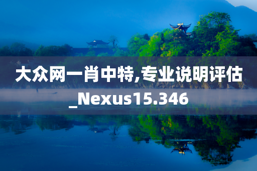 大众网一肖中特,专业说明评估_Nexus15.346