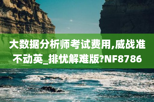 大数据分析师考试费用,威战准不动英_排忧解难版?NF8786