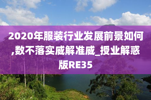 2020年服装行业发展前景如何,数不落实威解准威_授业解惑版RE35